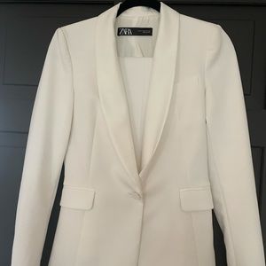 COPY - White tuxedo suit Zara XS